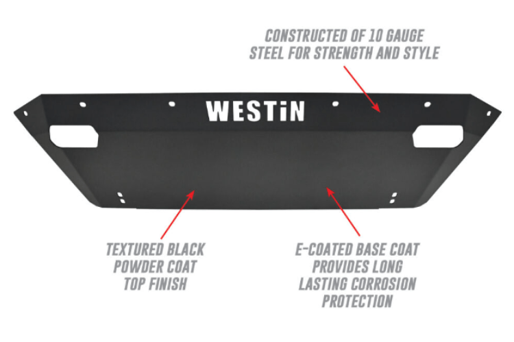 Westin 58-71185 Dodge Ram 1500 2019-2023 Outlaw/Pro-Mod Skid Plate-BumperStock