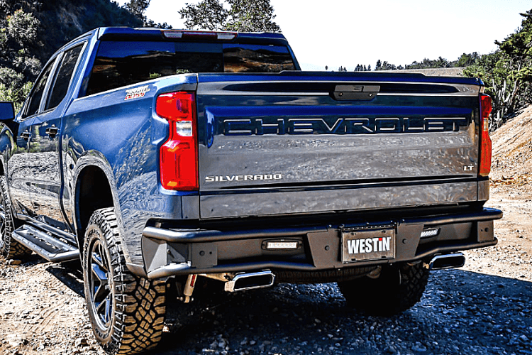 Westin 58-81215 Chevy Silverado 2500/3500 2020-2023 Outlaw Rear Bumper ...