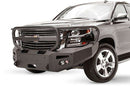 Fab Fours CS15-F3550-1 Chevy Suburban 2015-2020 Premium Front Bumper Sensor Winch Ready Full Guard-BumperStock