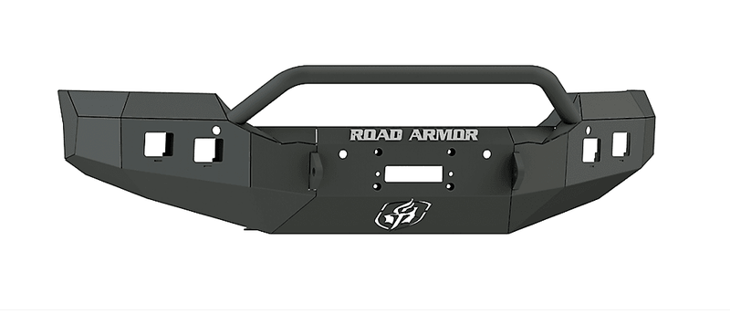 Road Armor 215R4B 2015-2019 GMC Sierra 2500/3500 Stealth Front Winch Bumper Pre-Runner Guard-BumperStock