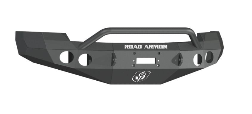 Road Armor 37204B 2008-2010 Chevy Silverado 2500/3500 Stealth Front Winch Bumper Pre-Runner Guard-BumperStock
