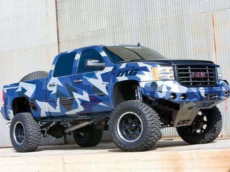 Road Armor 37400B 2008-2010 GMC Sierra 2500/3500 Stealth Front Winch Bumper Base Guard-BumperStock