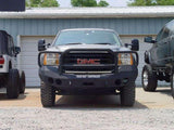 Road Armor 37405B 2008-2010 GMC Sierra 2500/3500 Stealth Front Winch Bumper Lonestar Guard-BumperStock