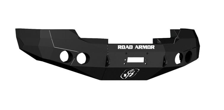 Road Armor 37600B 2008-2013 GMC Sierra 1500 Stealth Front Winch Bumper Base Guard-BumperStock