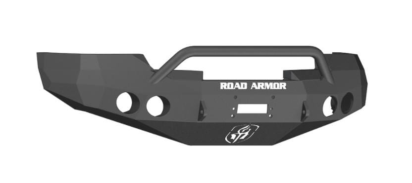 Road Armor 37604B 2008-2013 GMC Sierra 1500 Stealth Front Winch Bumper Pre-Runner Guard-BumperStock