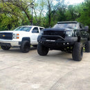 Road Armor 37604B 2008-2013 GMC Sierra 1500 Stealth Front Winch Bumper Pre-Runner Guard-BumperStock