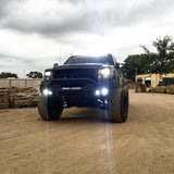 Road Armor 37604B 2008-2013 GMC Sierra 1500 Stealth Front Winch Bumper Pre-Runner Guard-BumperStock