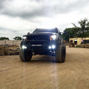 Road Armor 37604B 2008-2013 GMC Sierra 1500 Stealth Front Winch Bumper Pre-Runner Guard-BumperStock