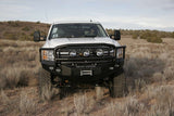 Road Armor 38205B 2011-2014 Chevy Silverado 2500/3500 Stealth Front Winch Bumper Lonestar Guard-BumperStock