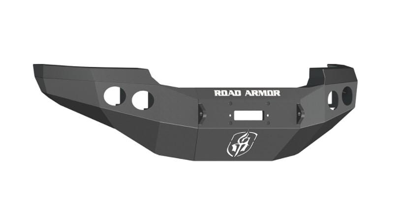 Road Armor 38400B 2011-2014 GMC Sierra 2500/3500 Stealth Front Winch Bumper Base Guard-BumperStock