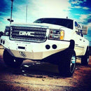 Road Armor 38400B 2011-2014 GMC Sierra 2500/3500 Stealth Front Winch Bumper Base Guard-BumperStock