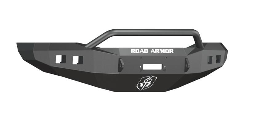 Road Armor 406R4B 2006-2009 Dodge Ram 2500/3500/4500/5500 Stealth Front Winch Bumper Pre-Runner Guard-BumperStock
