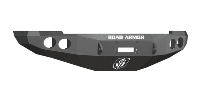 Road Armor 40800B 2010-2018 Dodge Ram 2500/3500/4500/5500 Stealth Front Winch Bumper Base Guard-BumperStock
