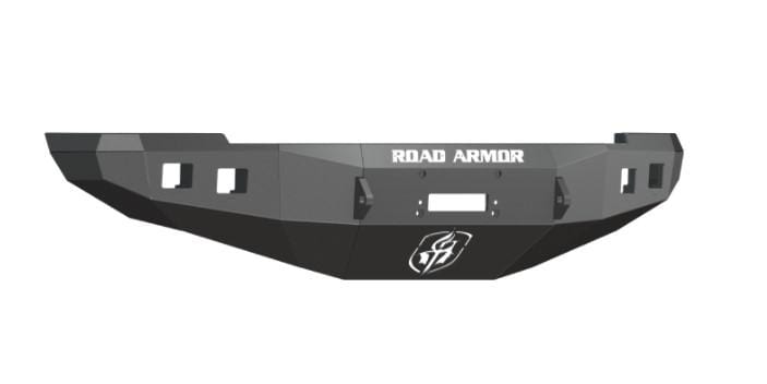 Road Armor 408R0B 2010-2018 Dodge Ram 2500/3500/4500/5500 Stealth Front Winch Bumper Base Guard-BumperStock