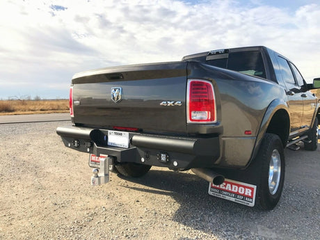 Road Armor 410VR0B 2010-2018 Dodge Ram 2500/3500 Vaquero Non-Winch Rear Bumper - BumperStock
