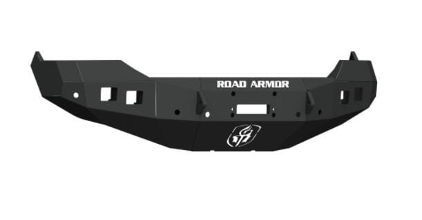 Road Armor 413F0B 2013-2018 Dodge Ram 1500 Stealth Front Winch Bumper Base Guard - BumperStock