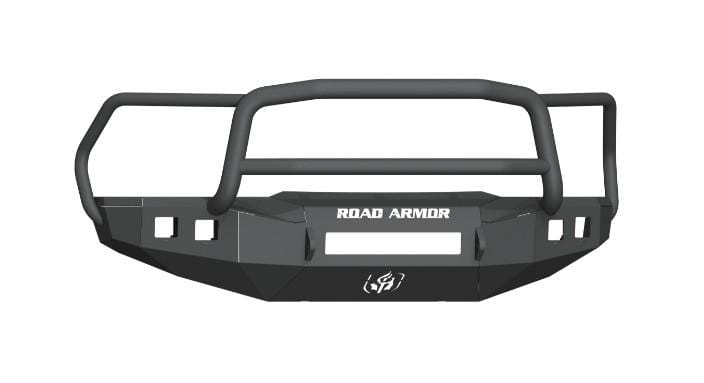 Road Armor 4151F5B-NW 2015-2018 Ram Rebel 1500 Stealth Front Non-Winch Bumper Lonestar Guard - BumperStock