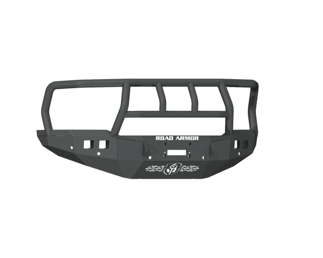 Road Armor 4194F2B 2019-2021 Dodge Ram 2500/3500/4500/5500 Stealth Front Winch Bumper Titan II Guard - BumperStock