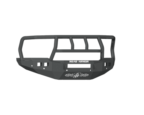 Road Armor 4194F2B-NW 2019-2021 Dodge Ram 2500/3500/4500/5500 Stealth Front Non-Winch Bumper Titan II Guard - BumperStock