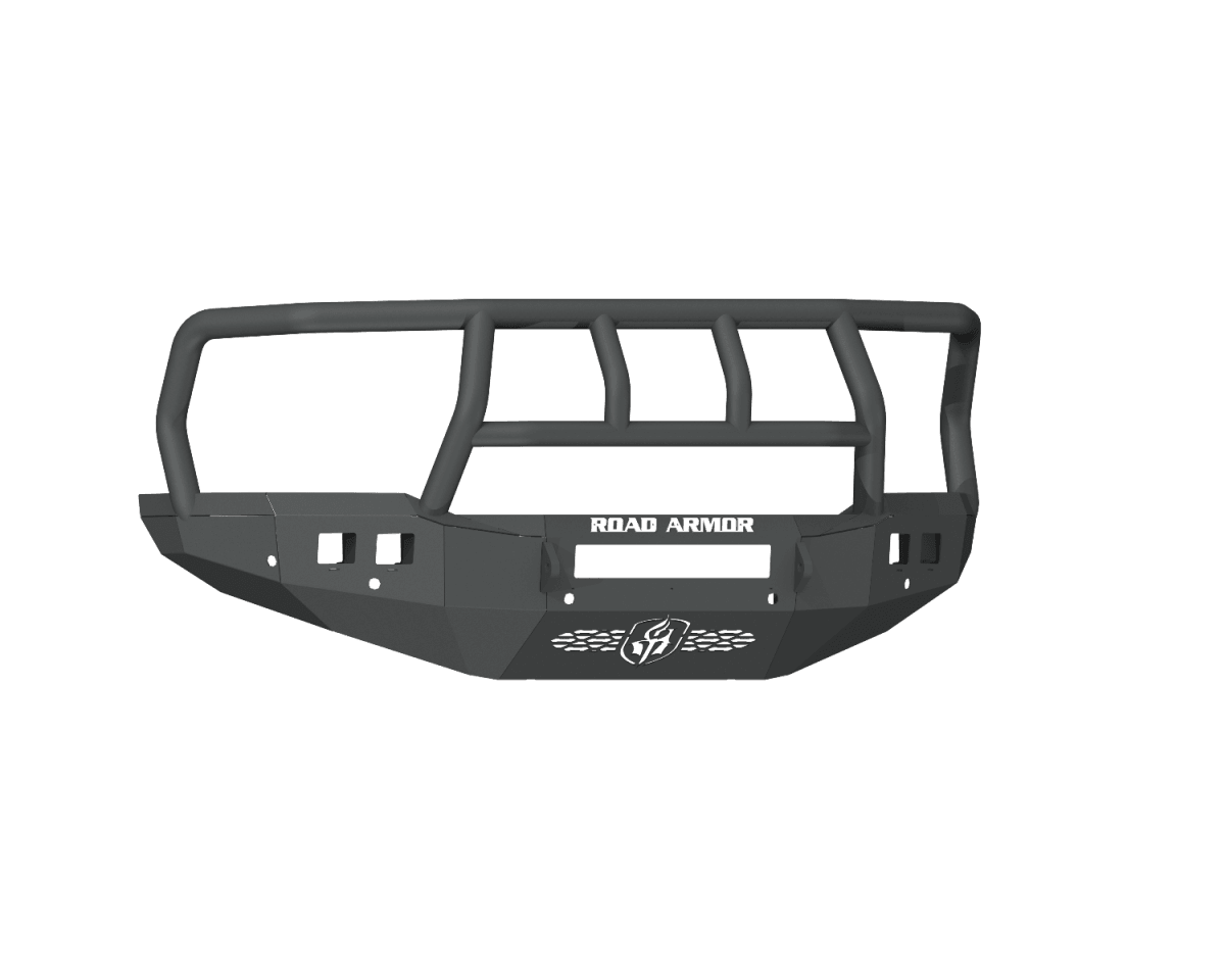 Road Armor 4194F2B-NW 2019-2021 Dodge Ram 2500/3500/4500/5500 Stealth Front Non-Winch Bumper Titan II Guard - BumperStock