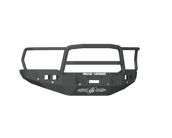 Road Armor 4194F5B 2019-2021 Dodge Ram 2500/3500/4500/5500 Stealth Front Winch Bumper Lonestar Guard - BumperStock