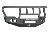 Road Armor Stealth 611402B-NW 2011-2016 Ford F250/F350/F450/F550 Super Duty Non-Winch Front Bumper with Titan II Guard and Round Light Cutouts - BumperStock