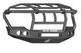 Road Armor Stealth 611403B-NW 2011-2016 Ford F250/F350/F450/F550 Super Duty Non-Winch Front Bumper with Titan Guard with Intimidator Guard and Round Light Cutouts - BumperStock
