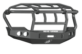 Road Armor Stealth 611403B 2011-2016 Ford F250/F350/F450/F550 Super Duty Winch Front Bumper with Titan Guard with Intimidator Guard and Round Light Cutouts - BumperStock