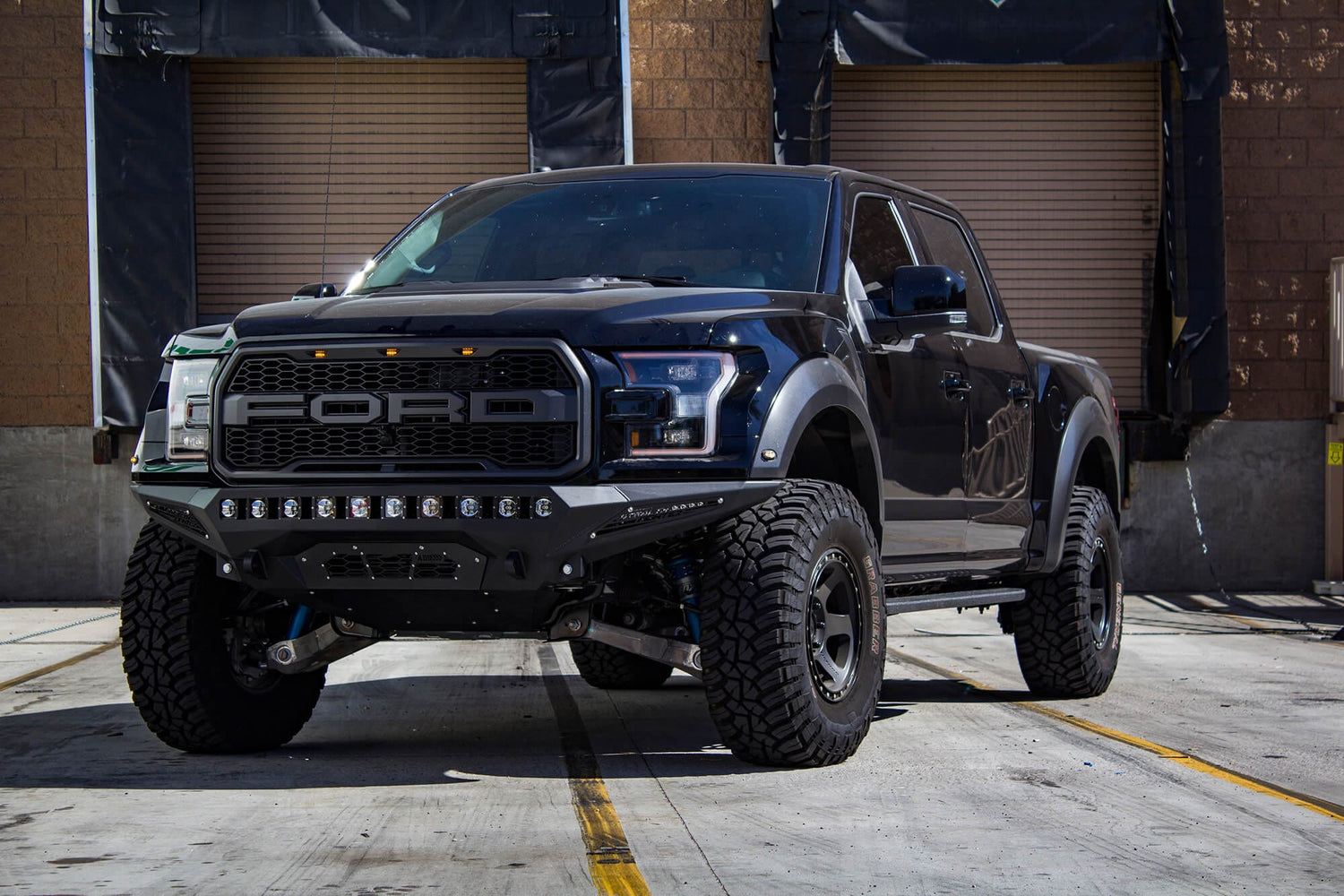 ADD F111182860103 2017-2020 Ford F150 Raptor Stealth Fighter Front Bumper - BumperStock