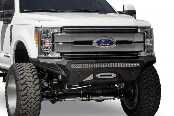 ADD F161202860103 2017-2019 Ford F250/F350 Superduty Stealth Fighter Front Bumper Winch Ready - BumperStock