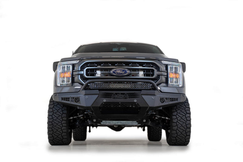 ADD F197431040103 2021-2022 Ford F150 HoneyBadger Front Bumper with Top Hoop - BumperStock