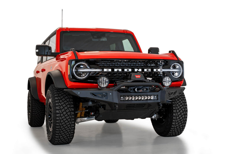 ADD F230181060103 2021-2023 Ford Bronco Rock Fighter Winch Front Bumper - BumperStock