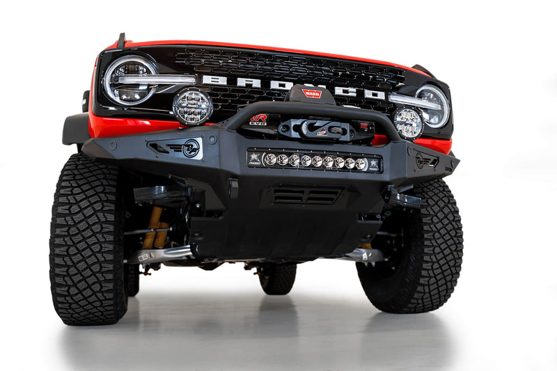 ADD F230181060103 2021-2023 Ford Bronco Rock Fighter Winch Front Bumper - BumperStock