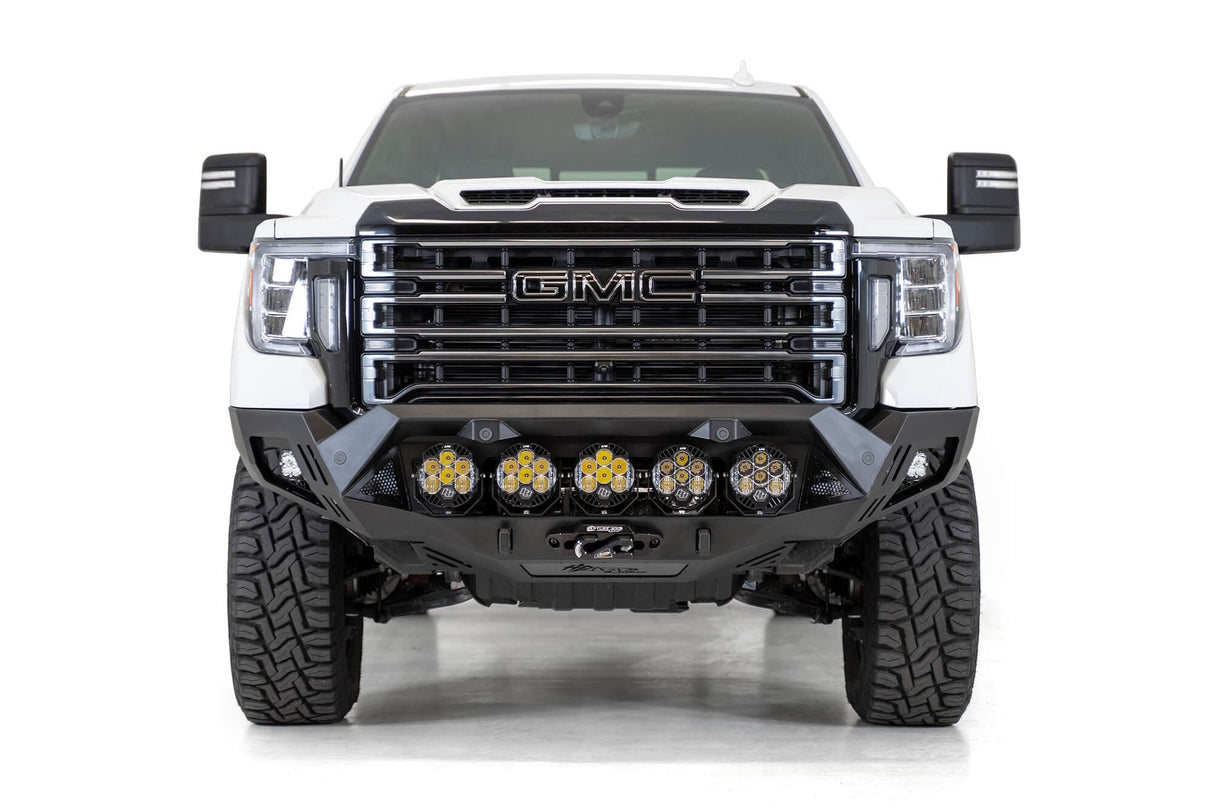 ADD F460053500103 2020-2022 GMC Sierra 2500/3500 Bomber HD Front Bumper - BumperStock