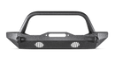 Body Armor JK-19532 Jeep Wrangler 2007-2018 Front Bumper Winch Ready Mid Stubby - BumperStock