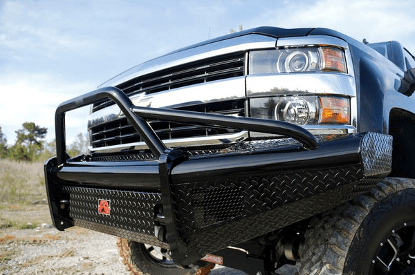 Front Upper Bumper Cover For Chevy Silverado 2500/3500 HD (2003-2006) - Direct Fit, Black