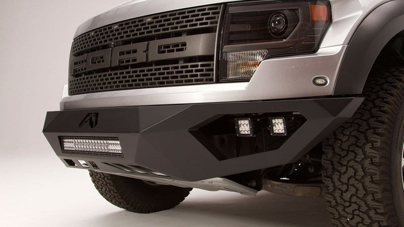 Fab Fours FF10-D1961-1 Ford Raptor 2010-2014 Vengeance Front Bumper No Guard-BumperStock