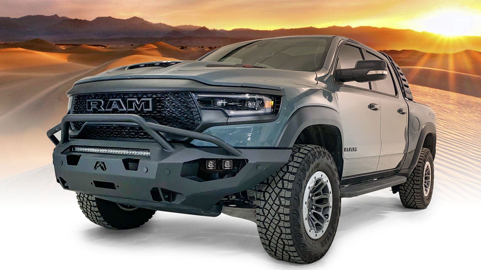 Fab Fours DX21-X5552-1 2021-2025 Dodge Ram TRX Front Bumper