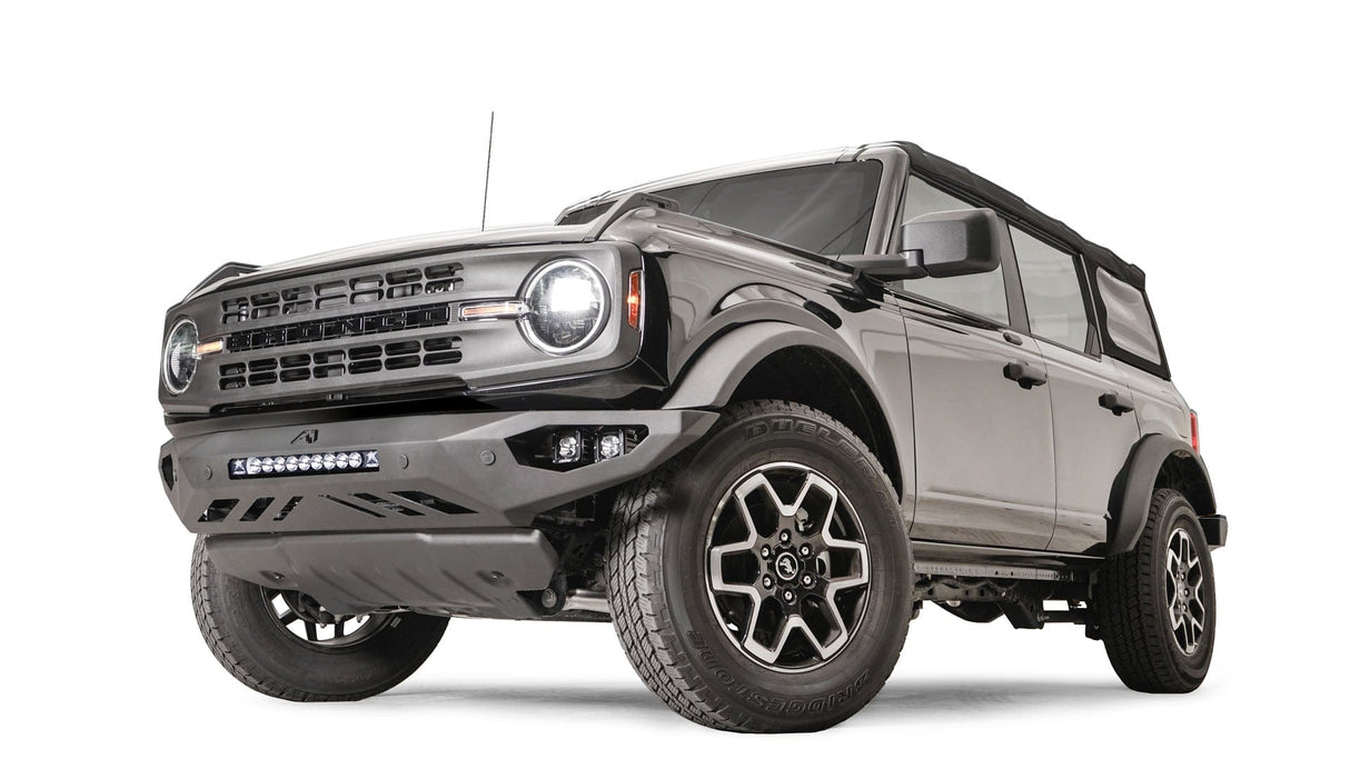 Fab Fours FB21-D5251-1 Ford Bronco 2021-2025 Vengeance Front Bumper No Guard