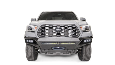 Fab Fours TB16-01-1 Toyota Tacoma 2016-2022 Ultra Light Hybrid Front Winch Bumper No Guard - BumperStock