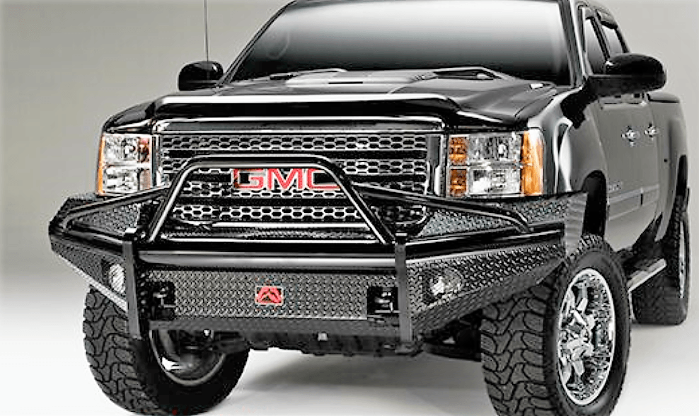 Fab Fours GM11-S2862-1 Black Steel GMC Sierra 2500/3500 HD Front