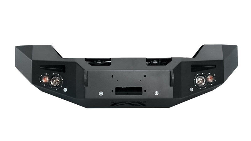 Fab Fours GM14-C3151-1 GMC Sierra 2500/3500 HD 2015-2019 Premium Front Winch Bumper No Guard Sensor-BumperStock