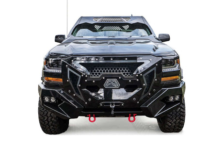 Fab Fours GR3800-1 Chevy Silverado 1500 2016-2018 Grumper Front Bumper-BumperStock