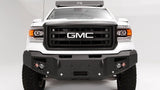 Fab Fours GS14-F3151-1 GMC Sierra 1500 2014-2015 Premium Front Bumper Sensor Winch Ready No Guard-BumperStock