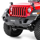 Go Rhino 230121T 2020-2021 Jeep Gladiator Trailline Winch Ready Front Full Width Bumper - BumperStock