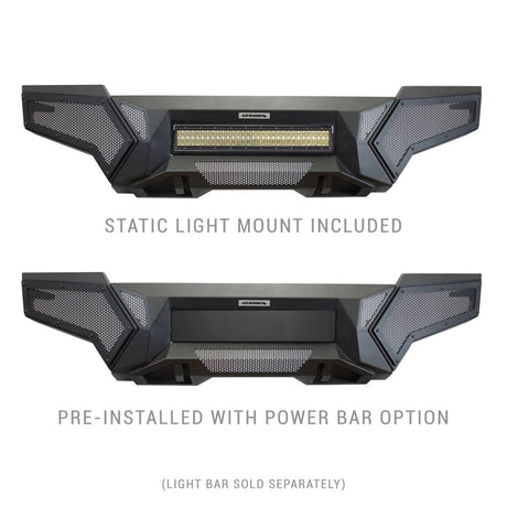 Go Rhino 343891T 2016-2022 Toyota Tacoma Element Front Bumper with Power Bar - BumperStock