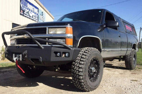 Hammerhead 600-56-0127T Chevy Tahoe 1992-2000 Front Bumper Winch Ready Pre-Runner-BumperStock