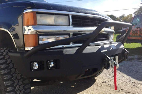 Hammerhead 600-56-0127T Chevy Tahoe 1992-2000 Front Bumper Winch Ready Pre-Runner-BumperStock