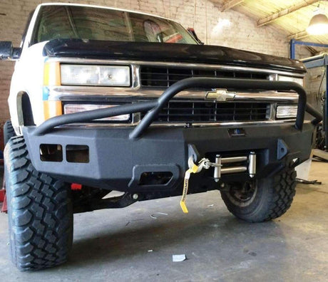 Hammerhead 600-56-0127T Chevy Tahoe 1992-2000 Front Bumper Winch Ready Pre-Runner-BumperStock