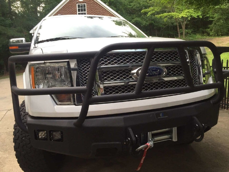 Hammerhead 600-56-0343 Ford F150 2009-2014 Front Winch Bumper with Full Brush Guard - BumperStock